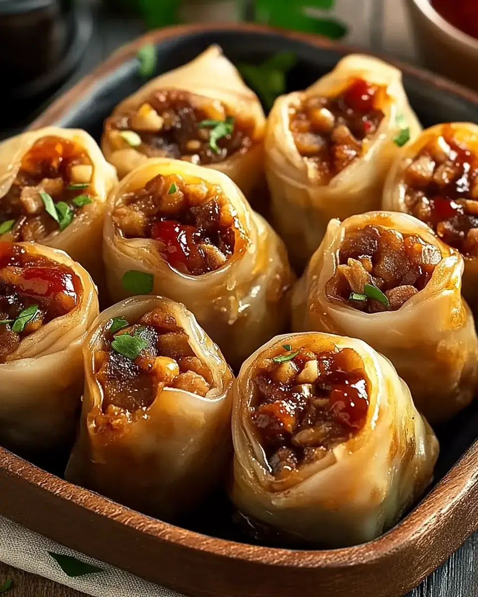 Spicy Beef Dumpling Rolls: Leckeres Rezept entdecken!