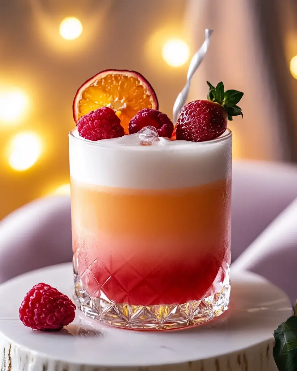 Raspberry Passionfruit Tequila Sour: Ein köstliches Rezept!
