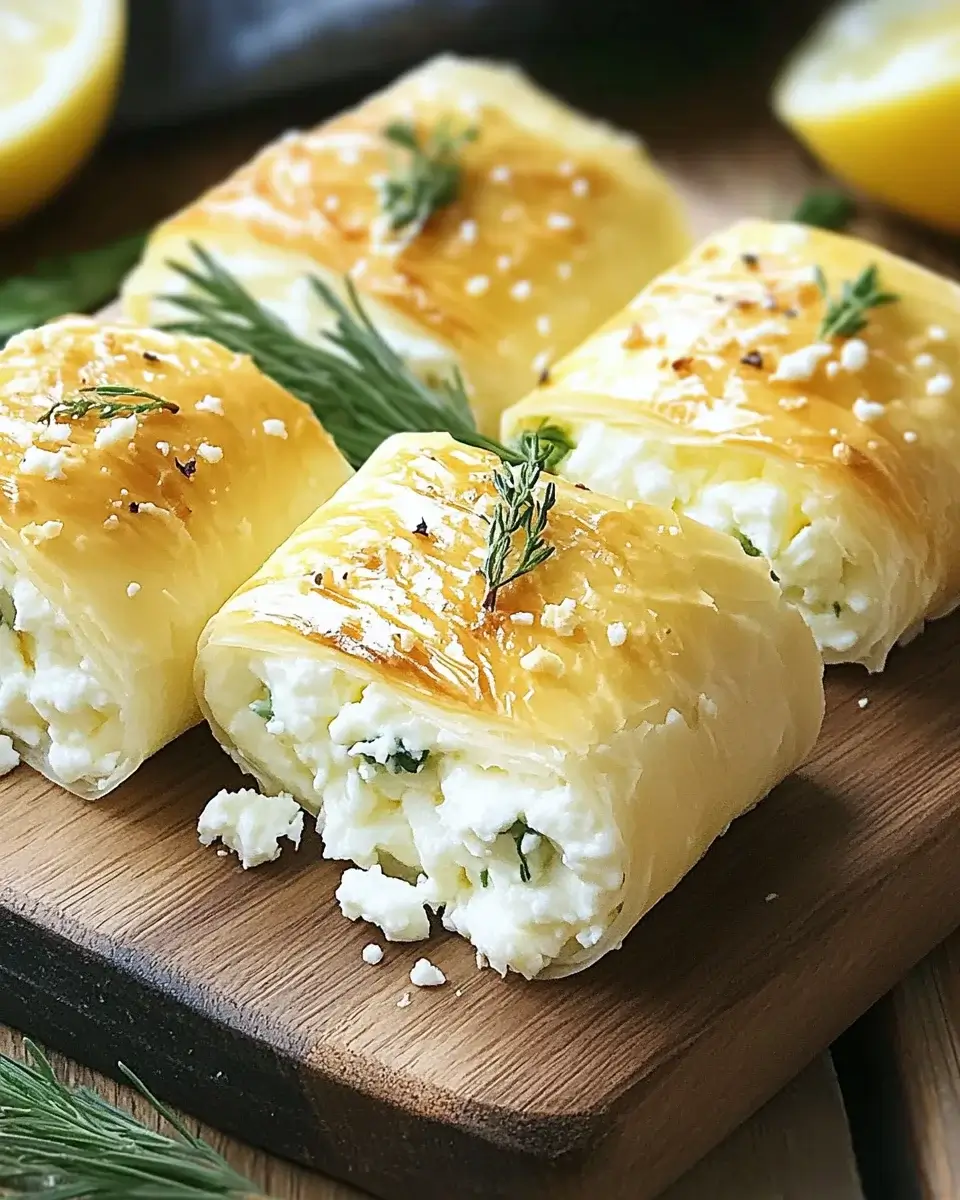 Oven Fried Feta Rolls Knusprig – Schnell und lecker!