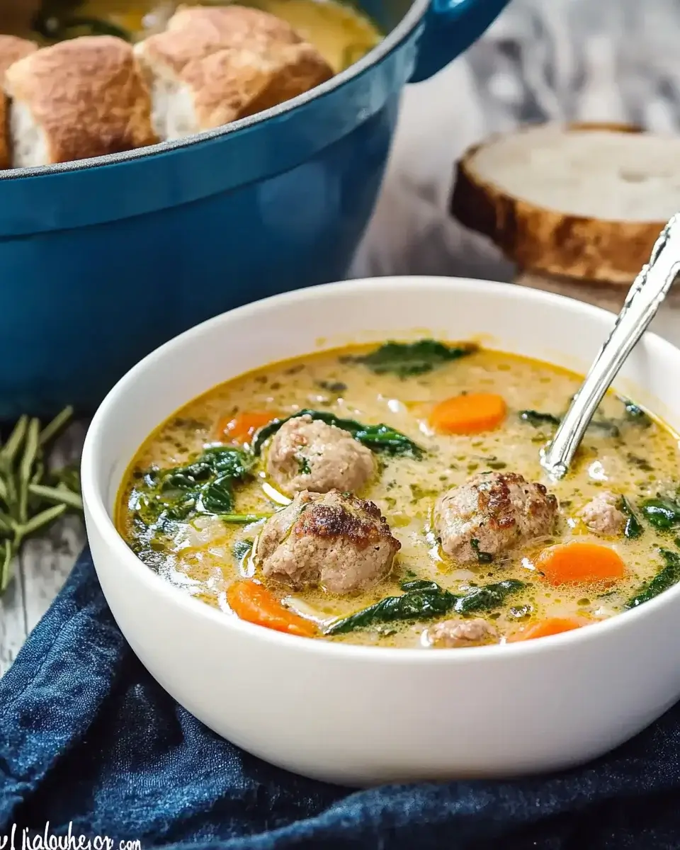 Creamy Italian Meatball Soup – So lecker und einfach!