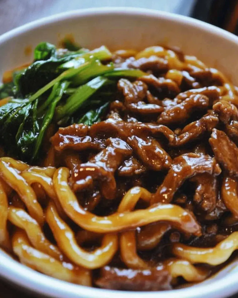 Simple Black Pepper Beef Udon: Ein schnelles Rezept!