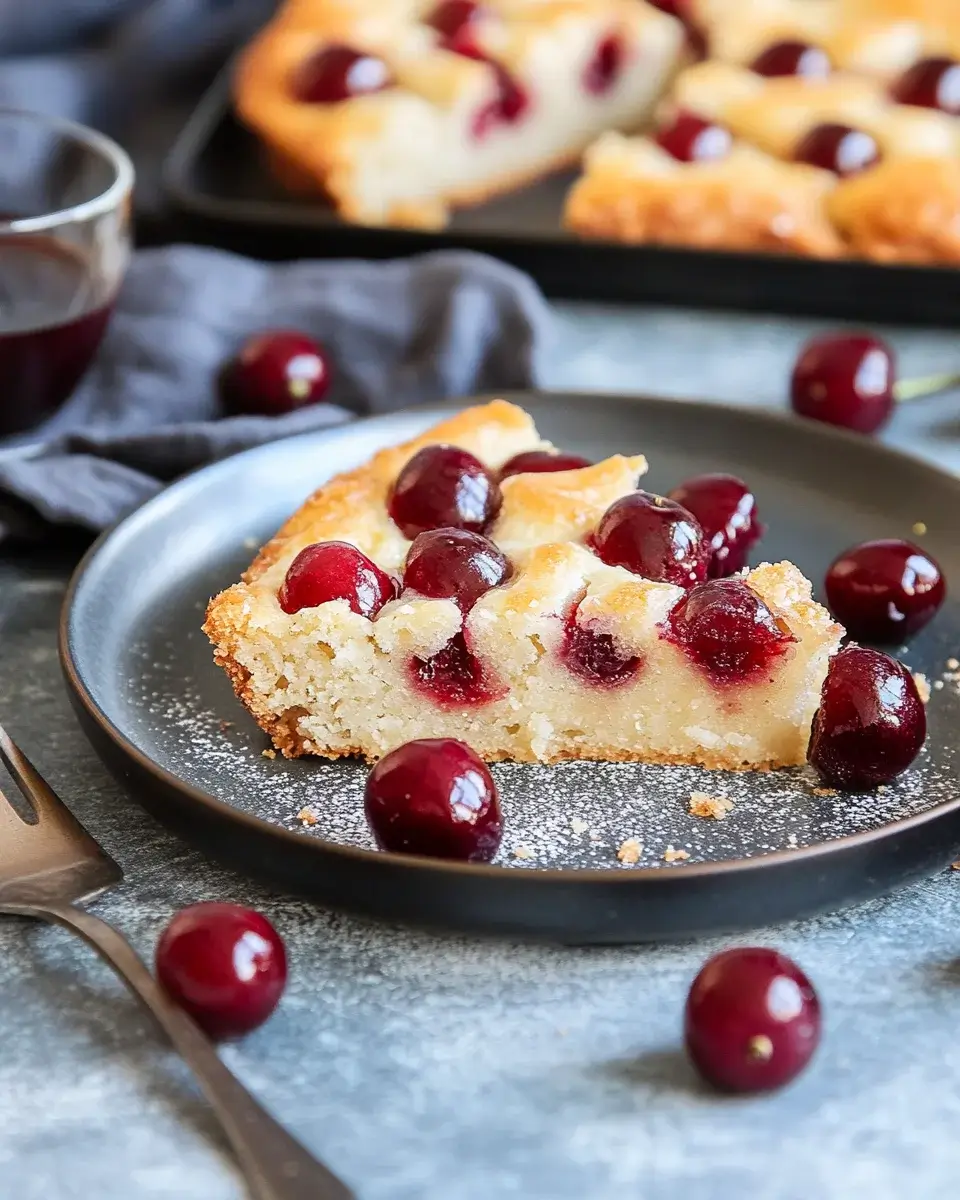 Kirschkuchen vom Blech: Ein himmlisches Rezept zum Genießen!