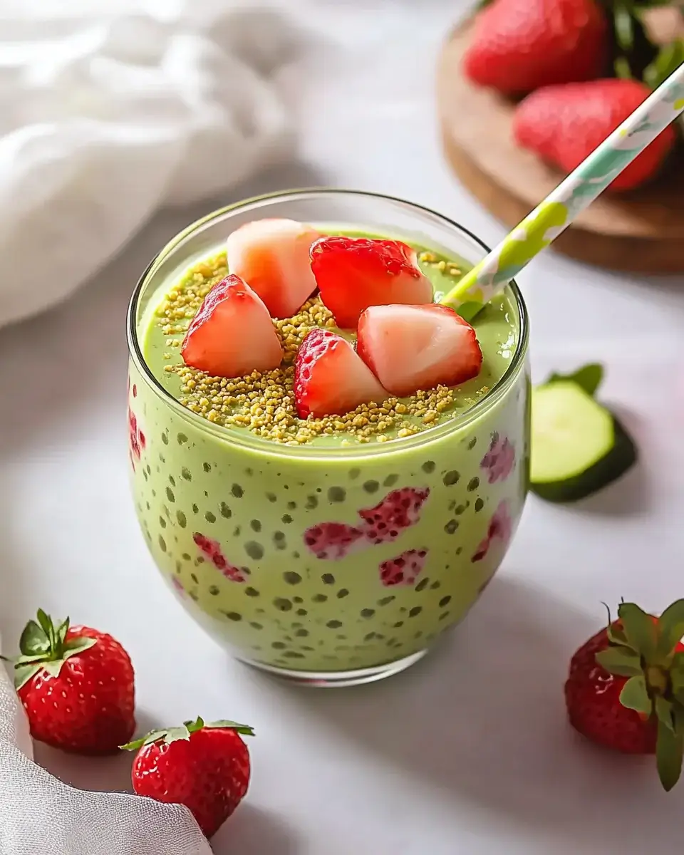 Erdbeer-Matcha-Sago: So lecker und einfach zubereitet!