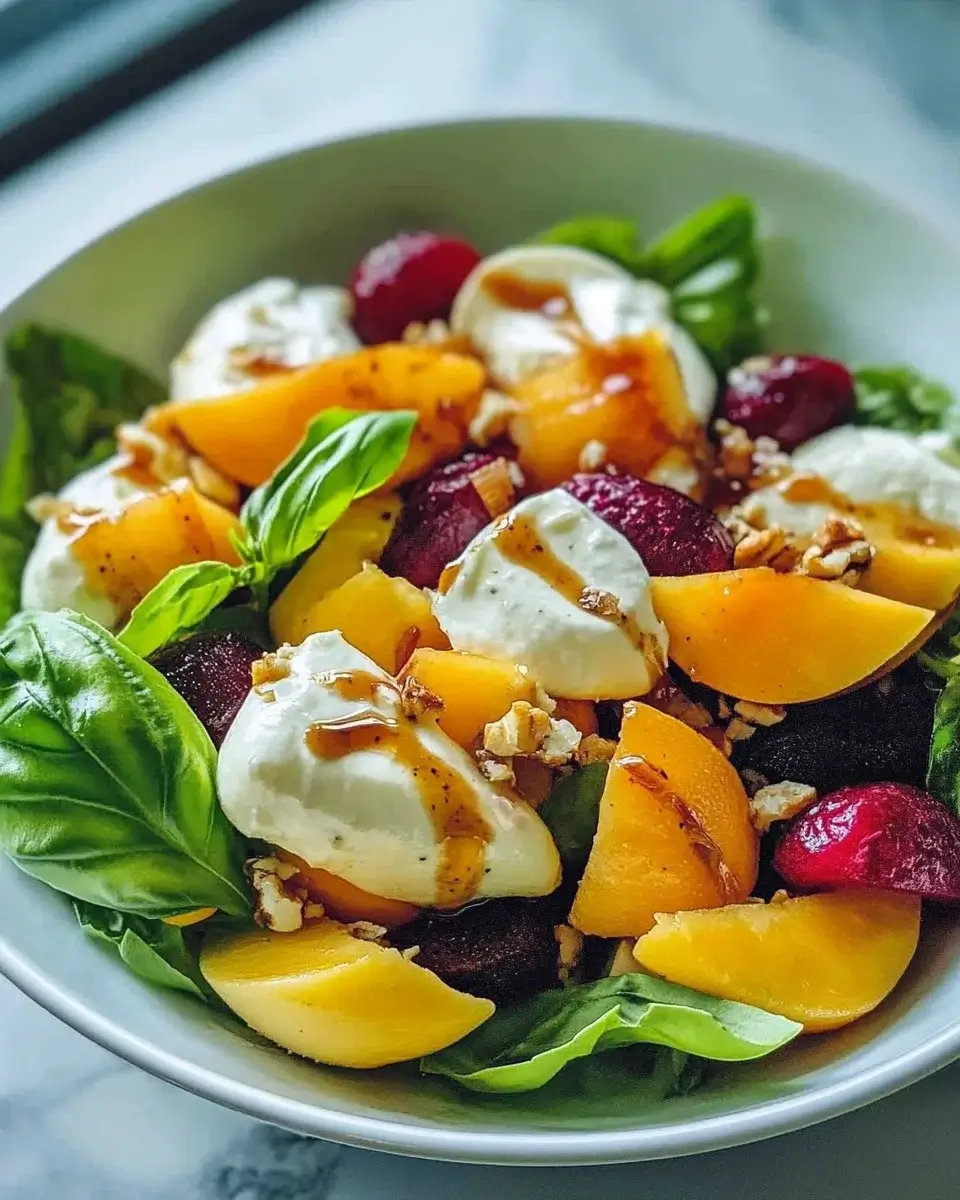 Millionaire Peach Salad: Der perfekte Sommersalat!