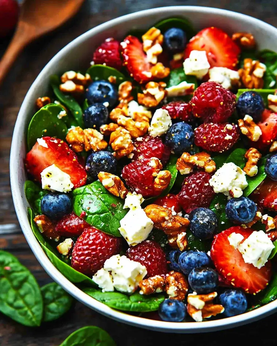 Erdbeer-Spinat-Salat: Ein erfrischender Genuss für jeden!