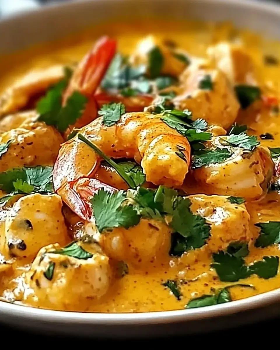 Creamy Thai Coconut Shrimp Curry: Einfach und lecker!