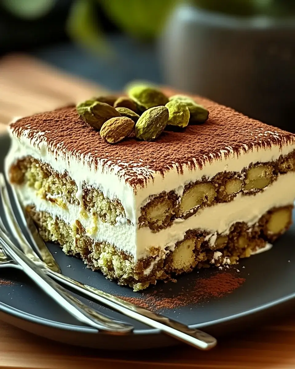 Himmlisches Pistazien-Tiramisu: Ein Genuss für alle Sinne!