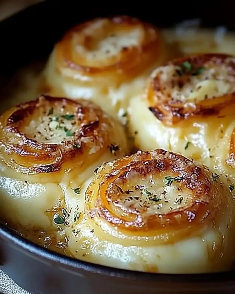 Creamy Baked Onions with Asiago Cheese: Ein Genuss!