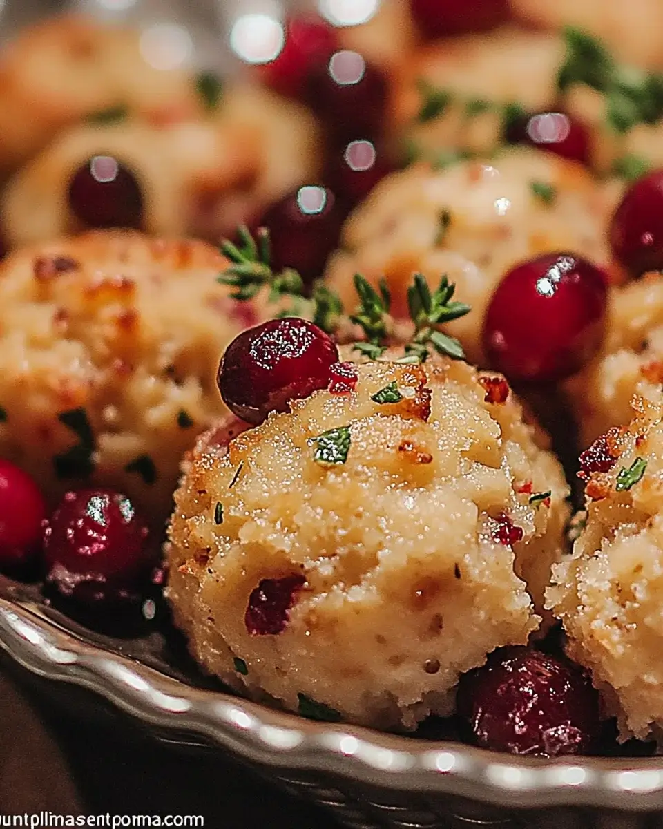 Cranberry Turkey Stuffing Balls: So gelingen sie perfekt!