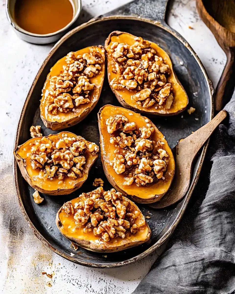 Maple Walnut Twice Baked Sweet Potatoes: Ein Genuss!