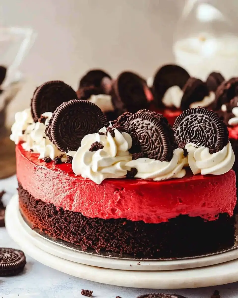 Red Velvet Oreo Cheesecake: Ein himmlisches Rezept entdecken!
