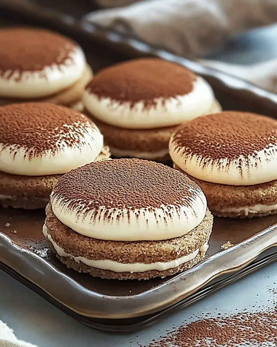 Tiramisu Sandwich Cookies: Ein einfacher Genuss für dich!