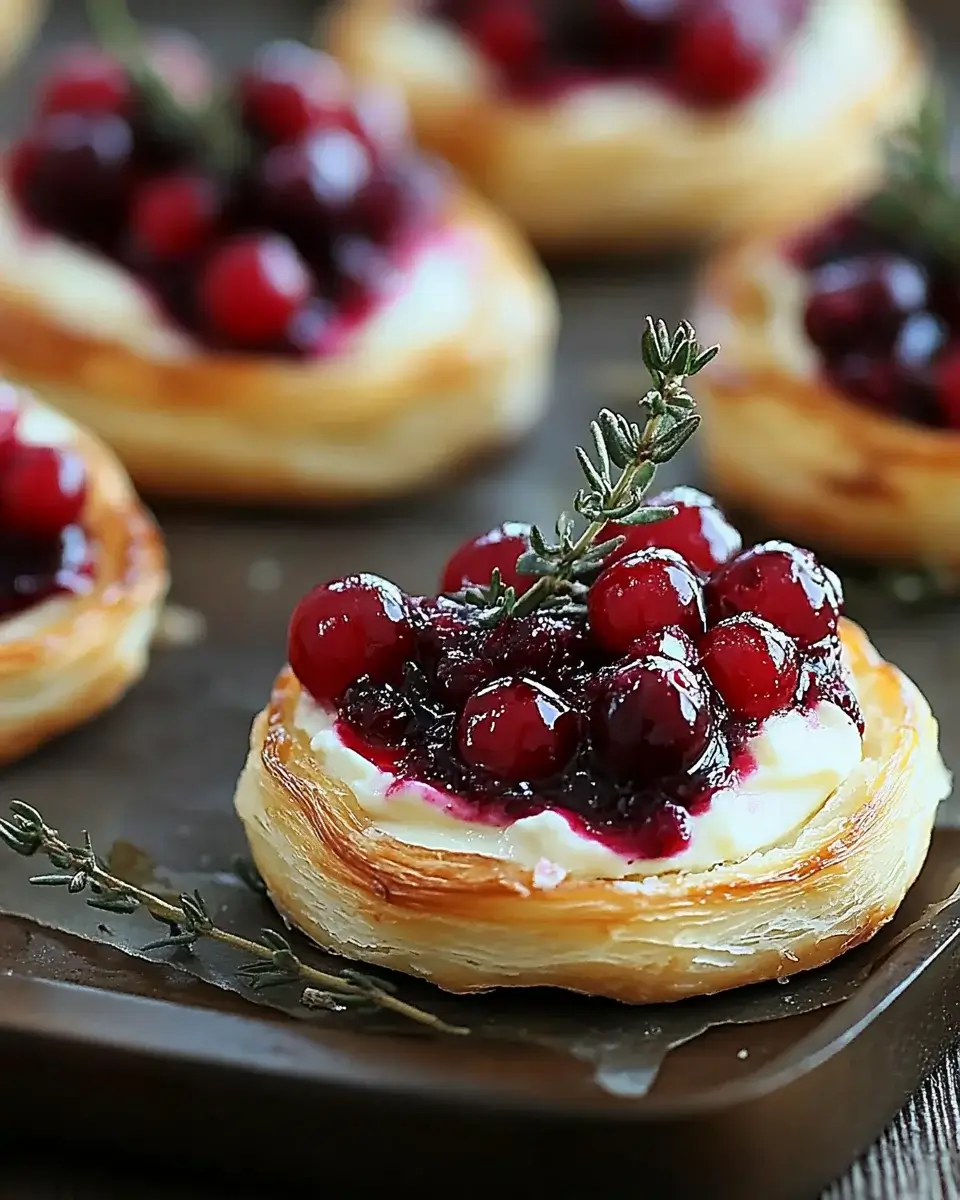 Cranberry Brie Puff Pastry Bites: Verführerisch und einfach!