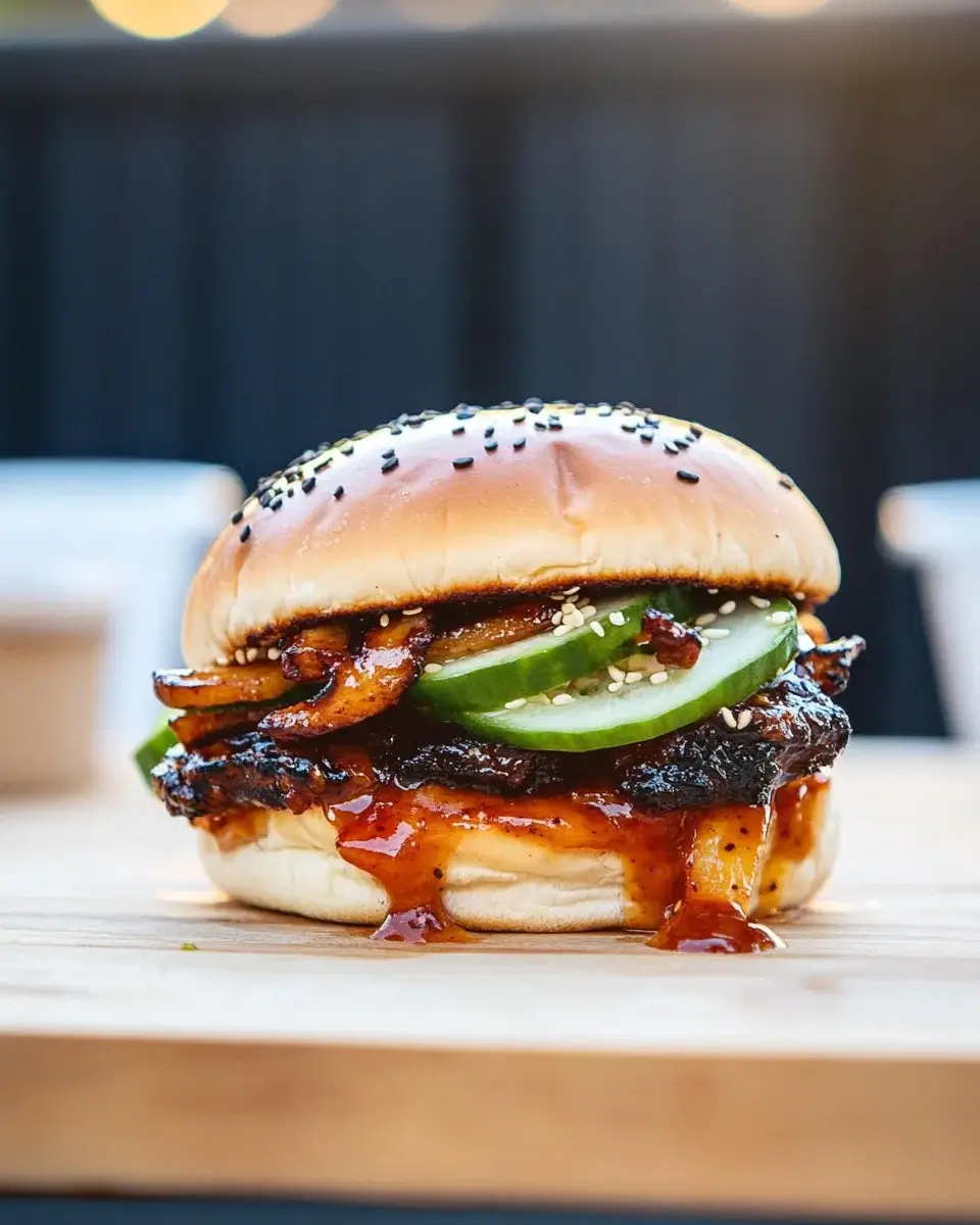 Korean BBQ Grilled Chicken Sandwich: Lecker und einfach!