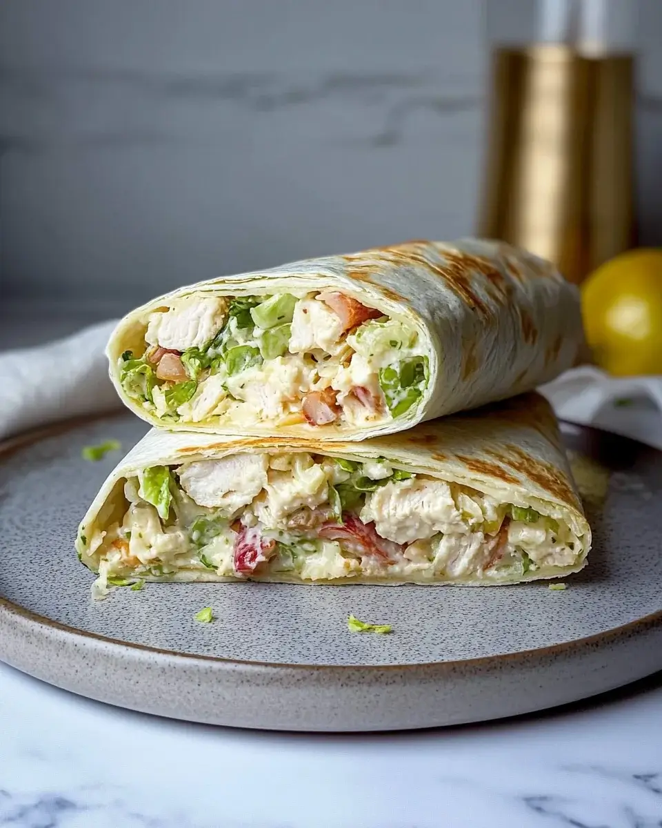 Chopped Chicken Caesar Salad Wrap: So einfach gelingt’s!