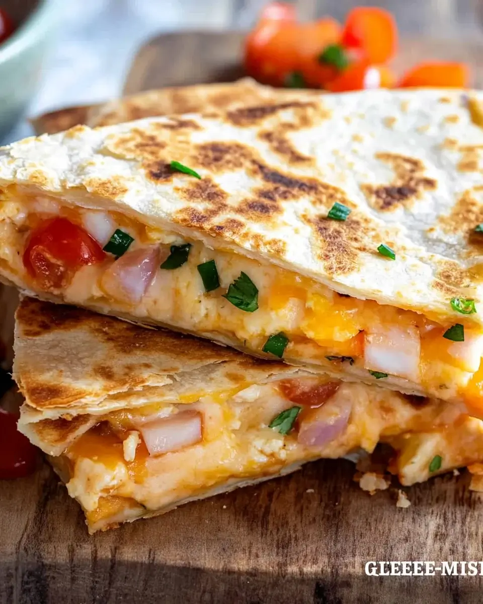 Scrambled Egg & Cheese Breakfast Quesadilla selbst machen!