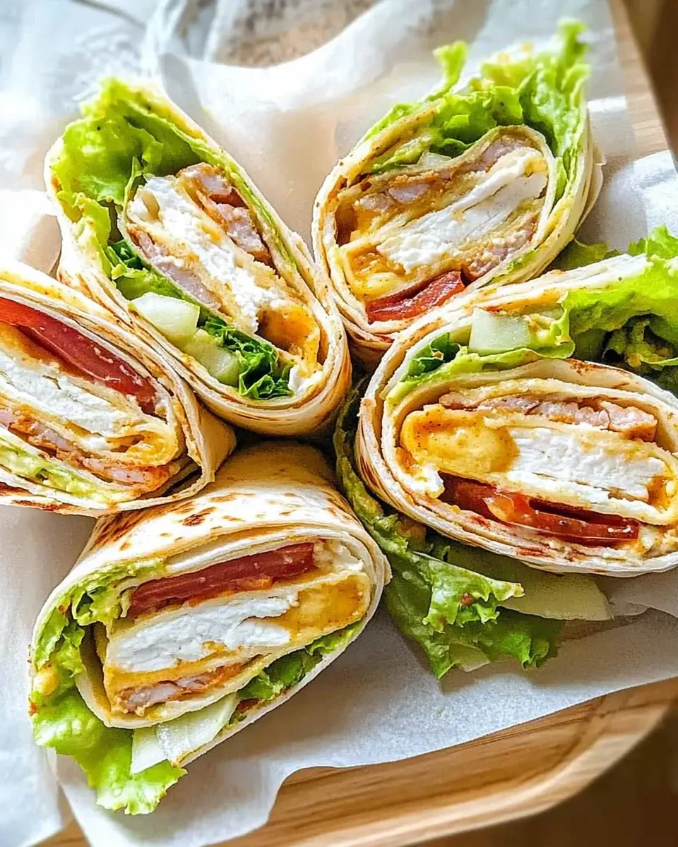 Käse-Geschmack Hühnchen Wraps: Ein himmlisches Rezept!