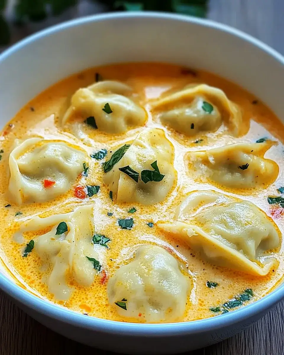 Thai Coconut Curry Dumpling Soup: Leckere Soupen-Idee!