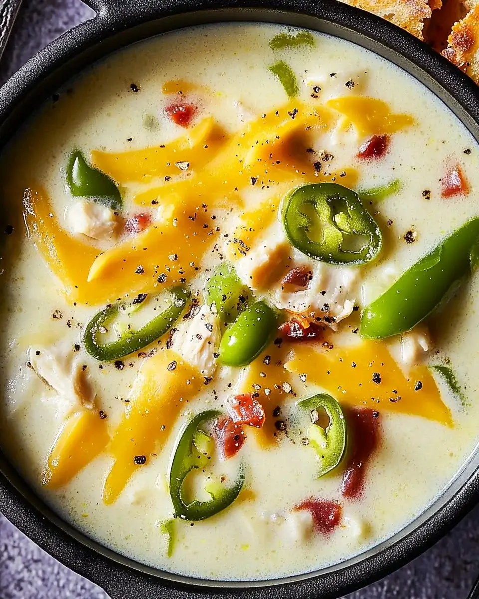Spicy Jalapeño Popper Chicken Soup: Ein Rezept, das begeistert!