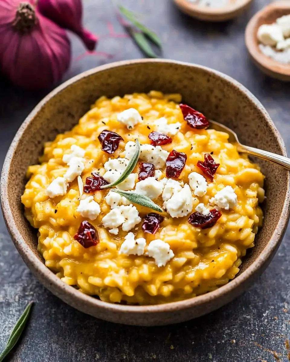 Baked Pumpkin Goat Cheese Risotto: Ein Genuss für alle!