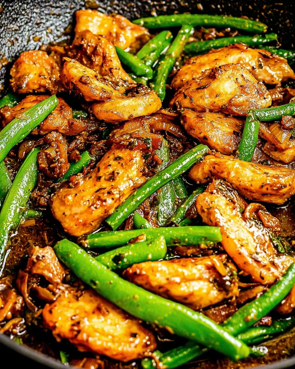 Chicken and Green Bean Stir-Fry: Einfach und lecker!