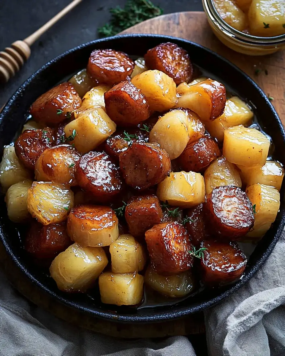 Pineapple Hasselback Kielbasa Bites: Ein Rezept zum Staunen!