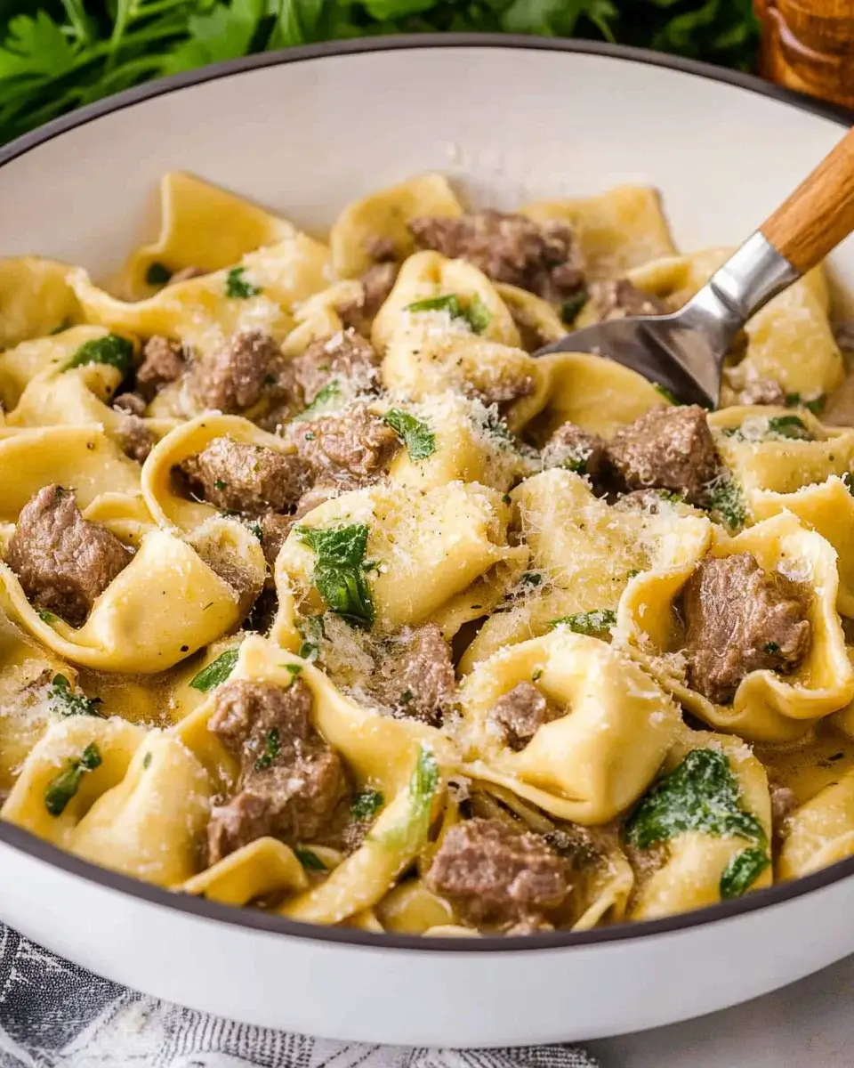 Cheesesteak Tortellini: Ein cremiger Genuss für alle!