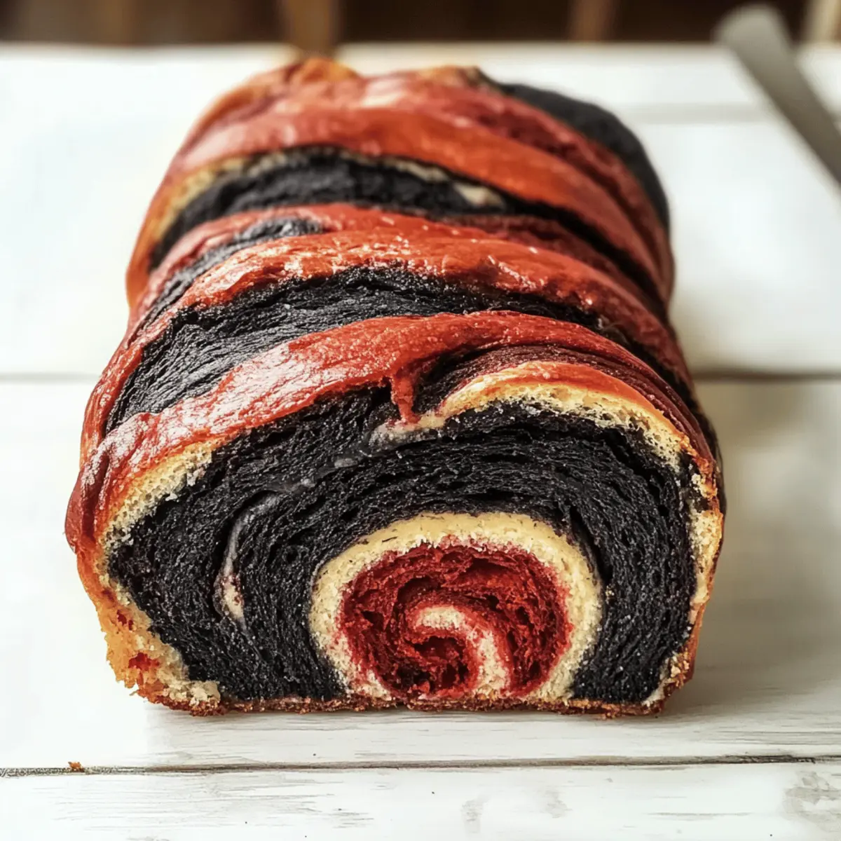 Vampirisches Brot für eine gruselige Feier