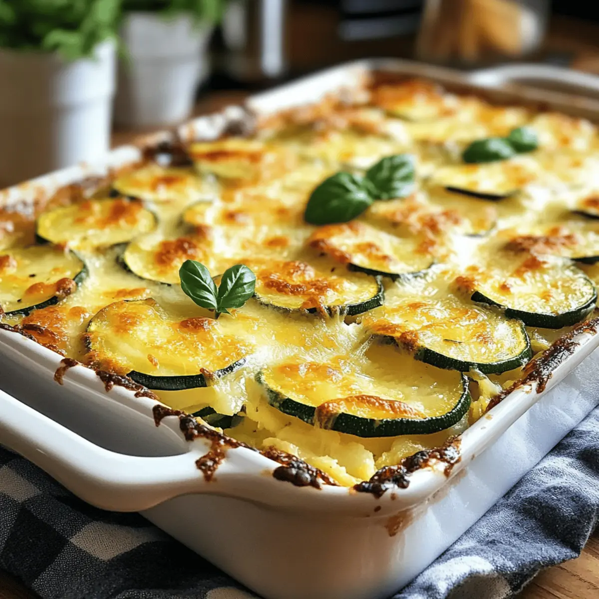 Kartoffel-Zucchini-Gratin leicht gemacht