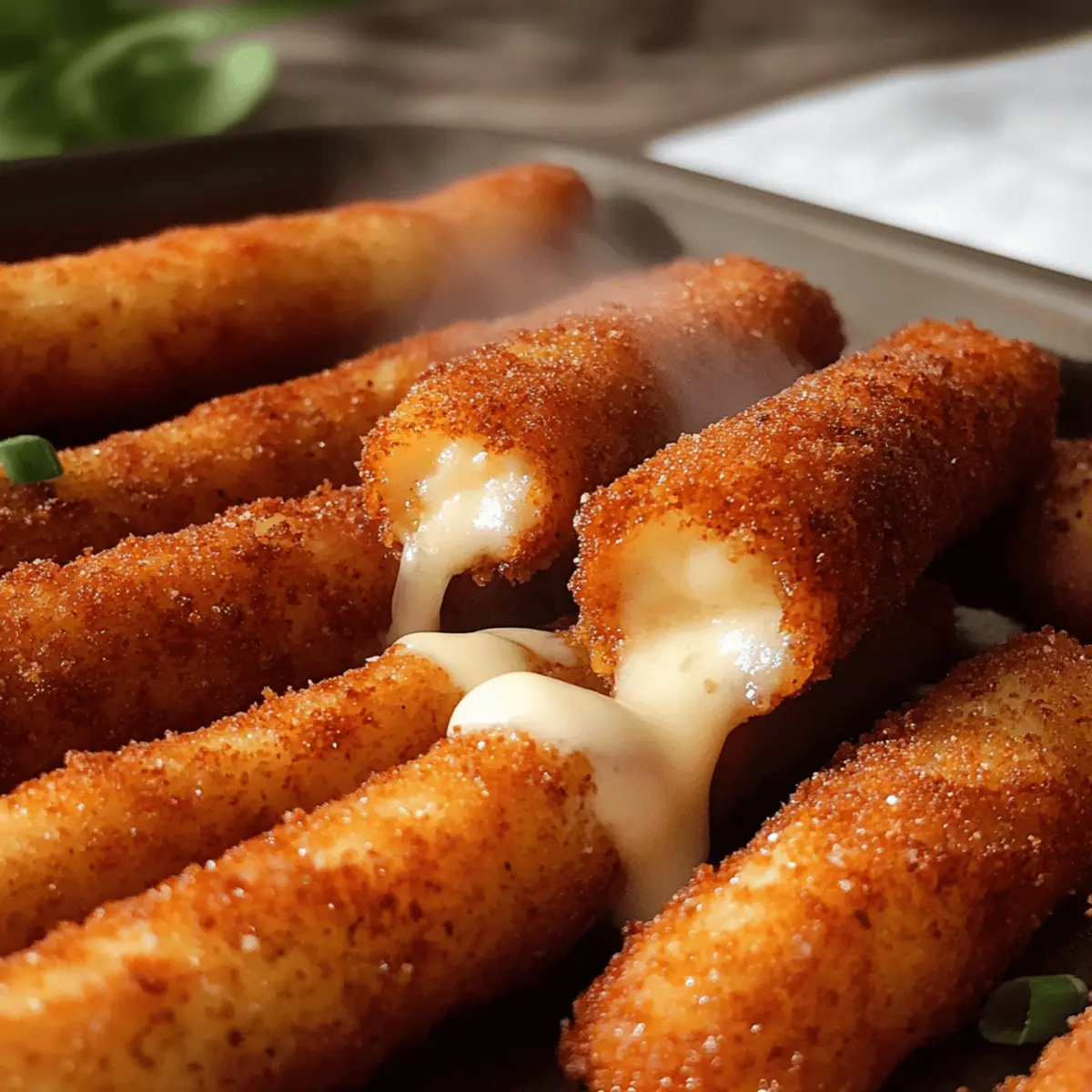 Würzige Nashville Hot Mozzarella Sticks für Snack-Liebhaber