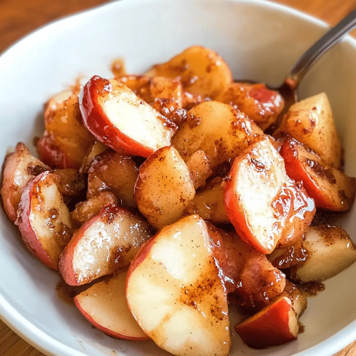 Gesunde Air Fryer Äpfel mit Zimt genießen