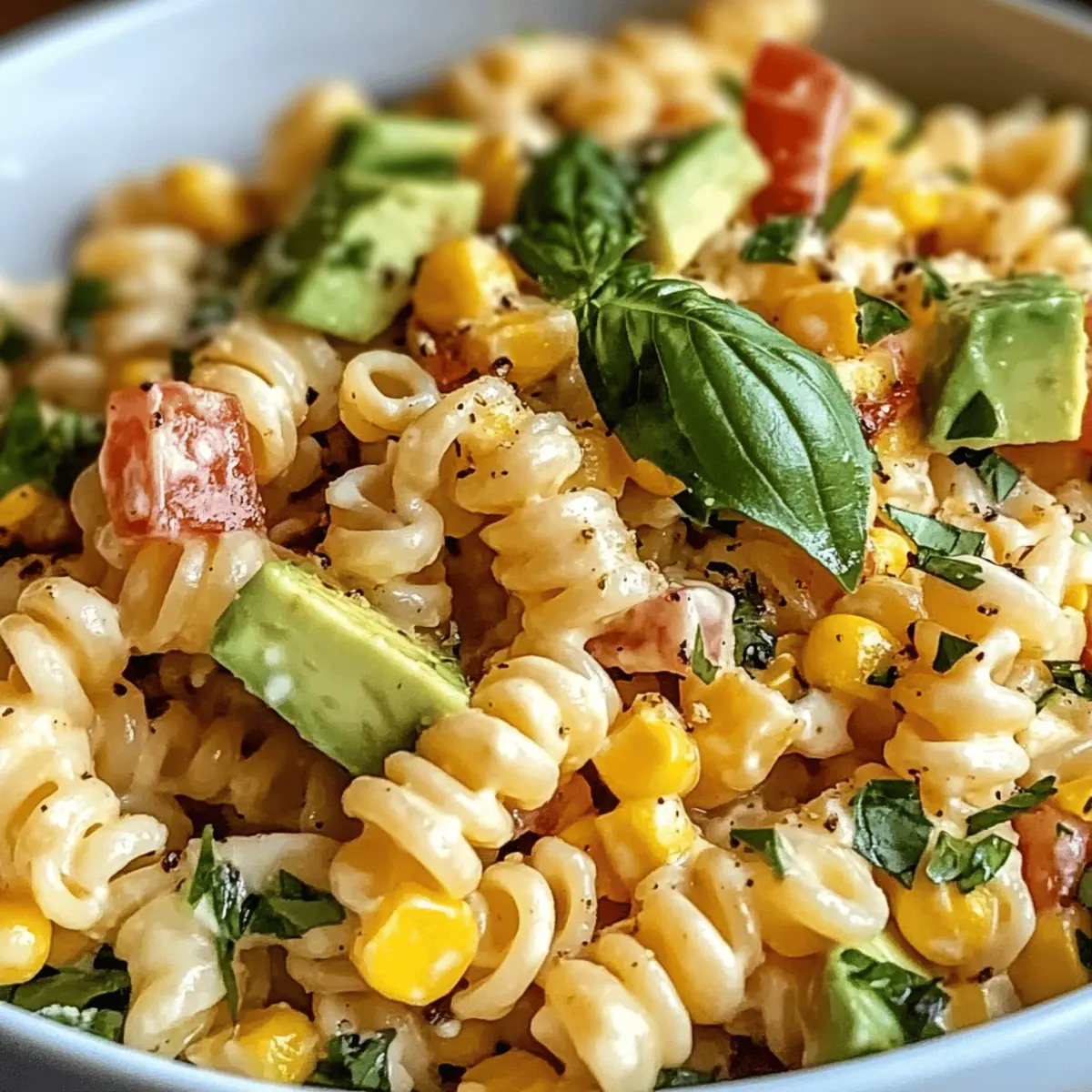 Gesunder Street-Corn-Nudelsalat für jeden Anlass