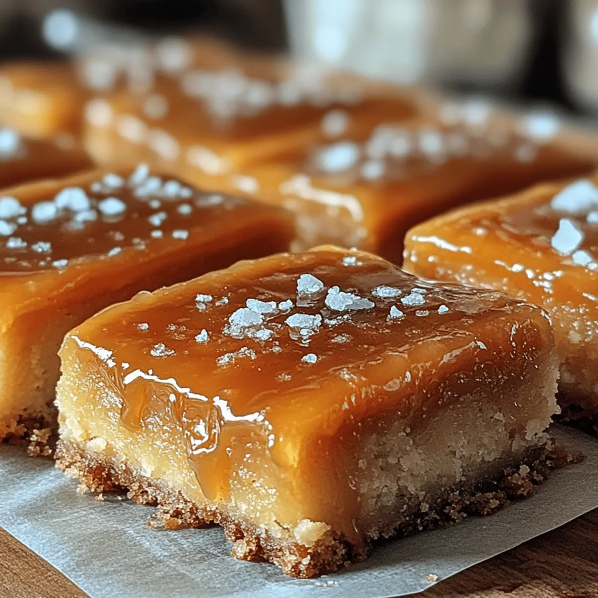 Salzige Karamell Gooey Butter Riegel rezept