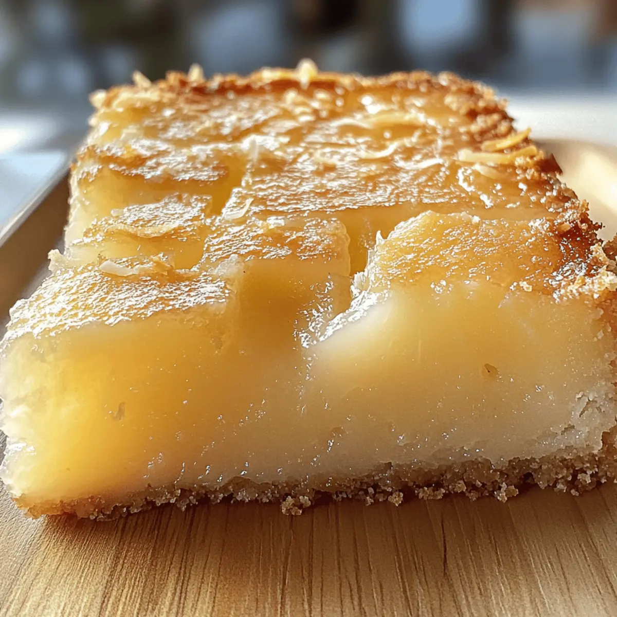 Köstlicher Kokos Mochi Kuchen zum Verlieben