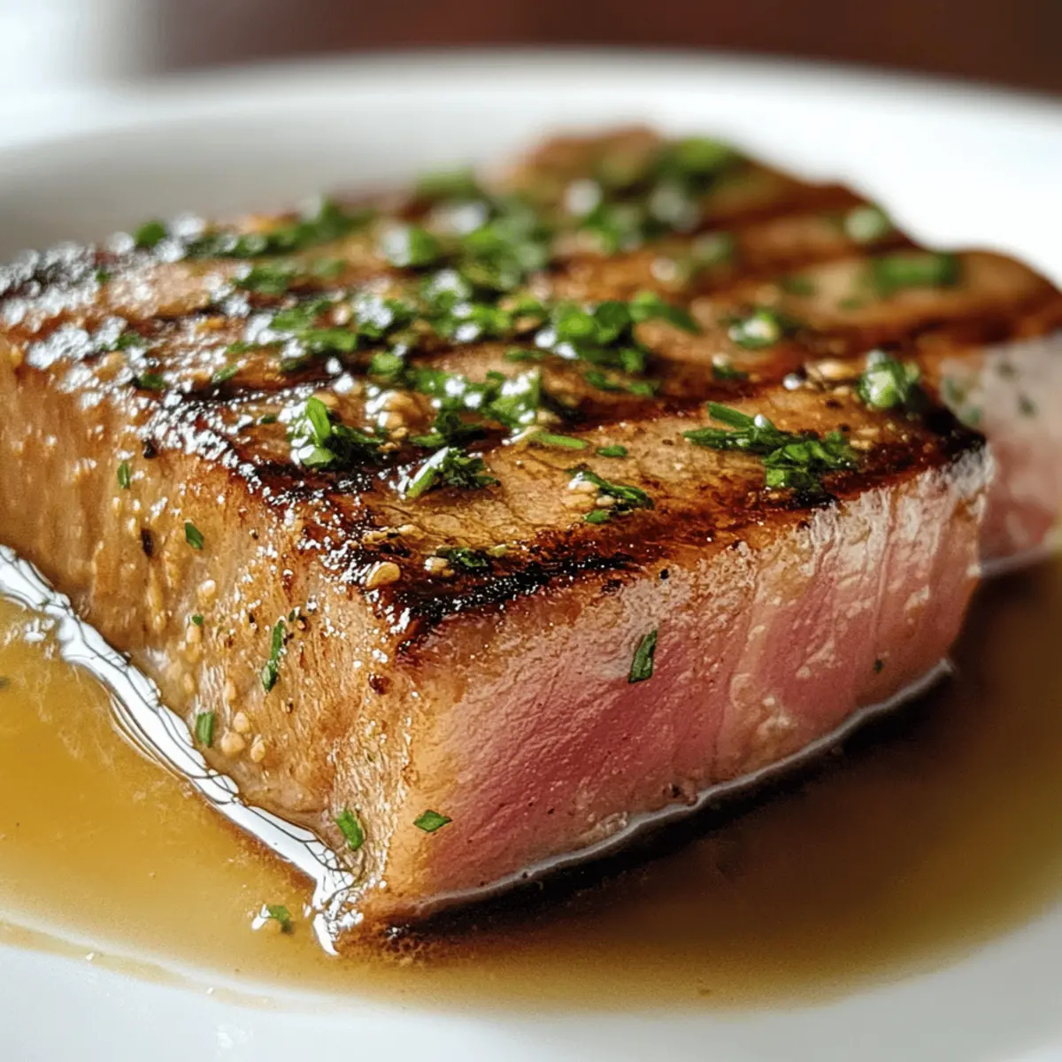 5-Minuten-Marinade für Thunfischsteak