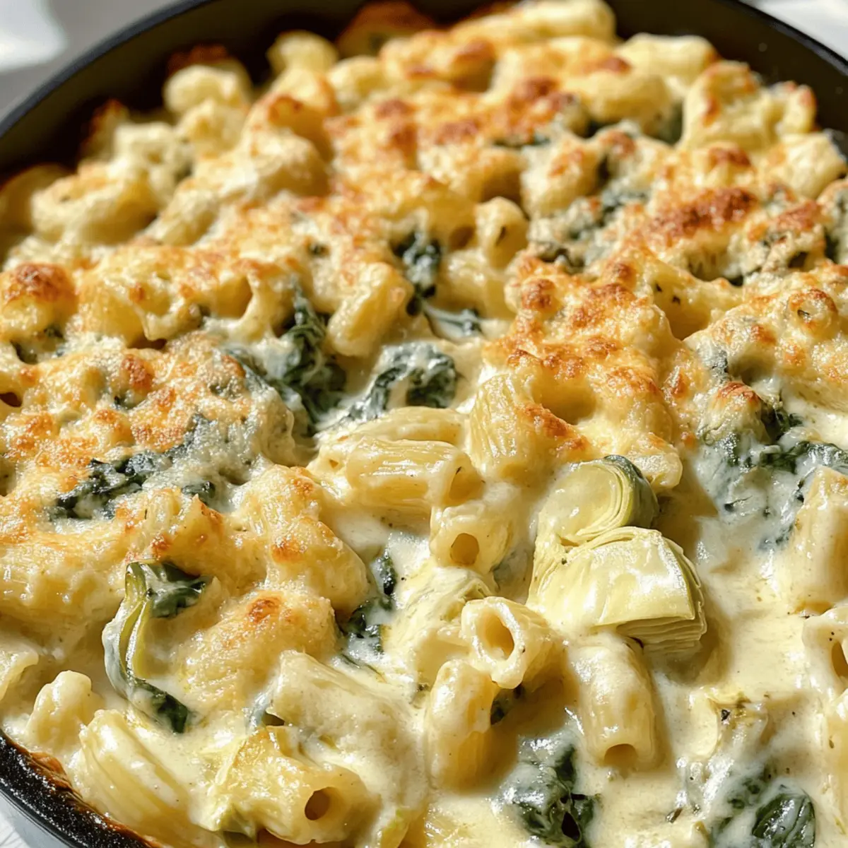 Der Ausgang: Glutenfreies Spinata-Artischocken-Mac & Cheese