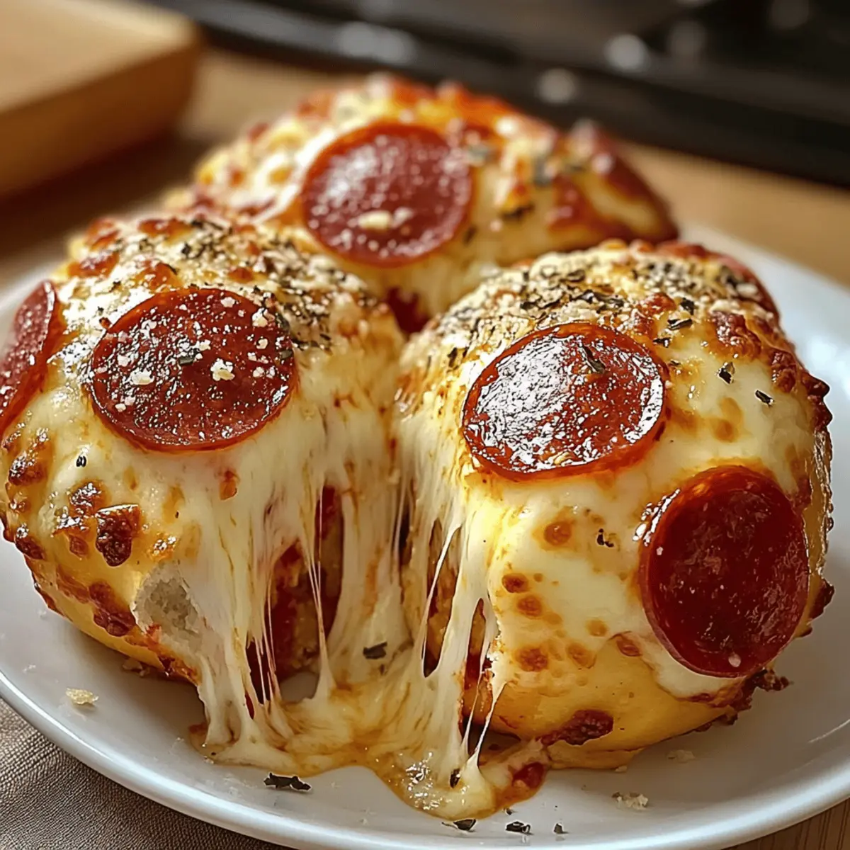 Einfache Pepperoni Pizza Bomben für jeden Anlass
