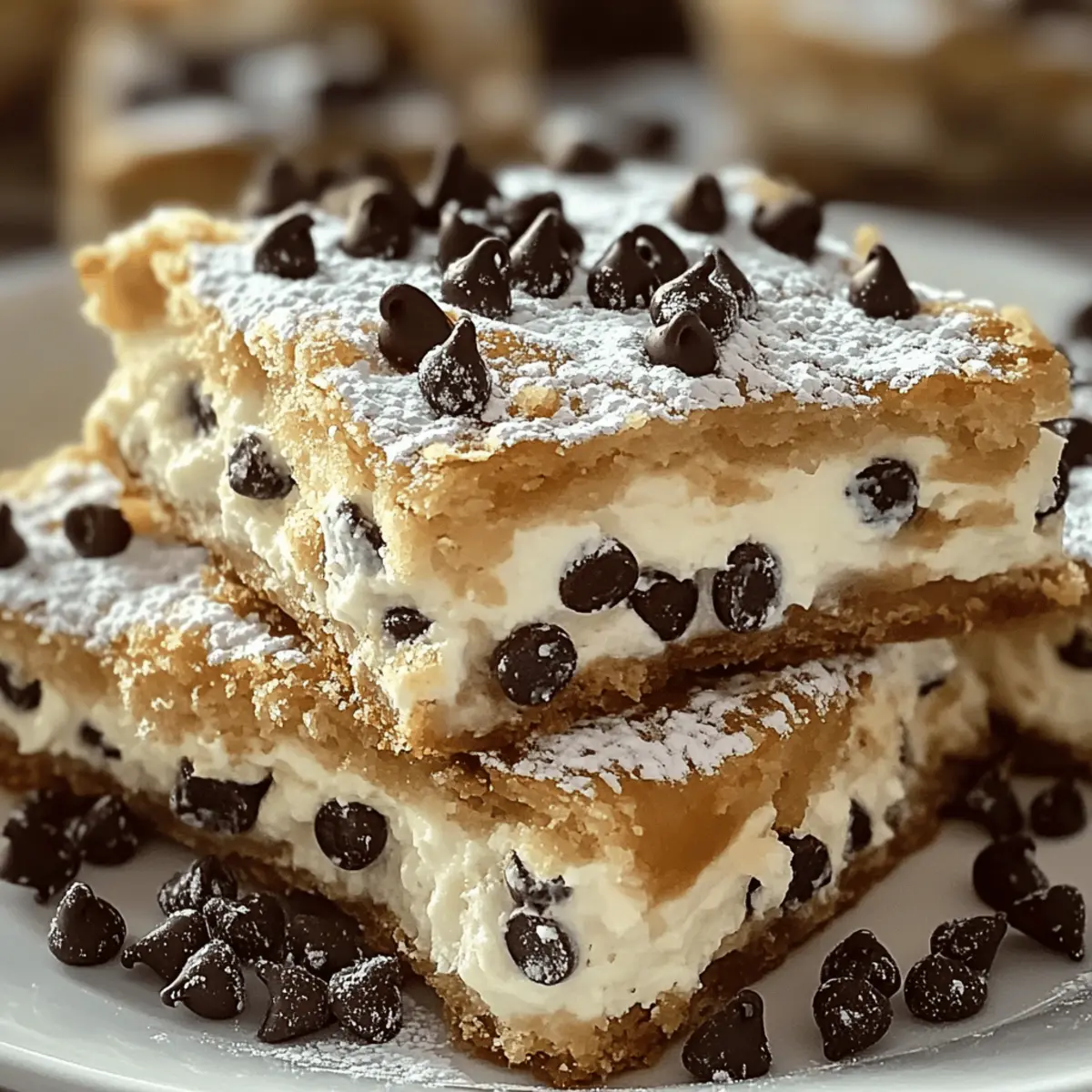 Klassische Cannoli Quadrat: Einfaches italienisches Dessert