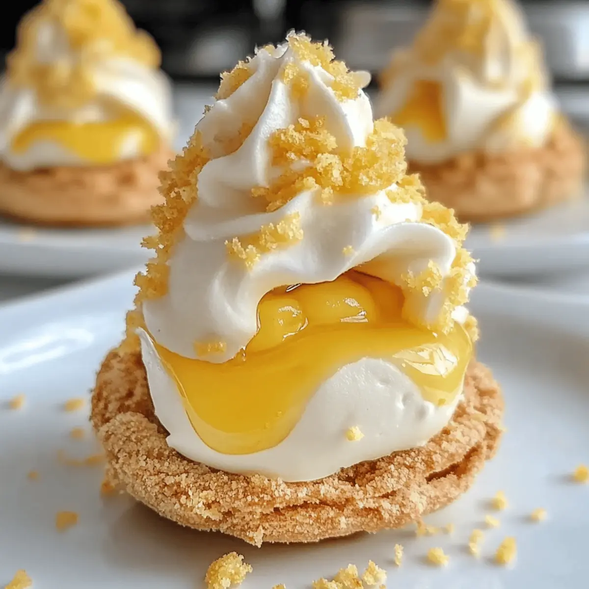 Luftige Zitronencreme-Puffs ohne Backen