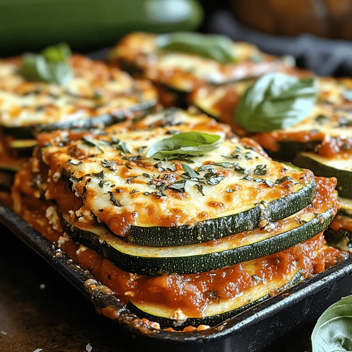Der Ausgang: Zucchini Ricotta Melts für Genießer
