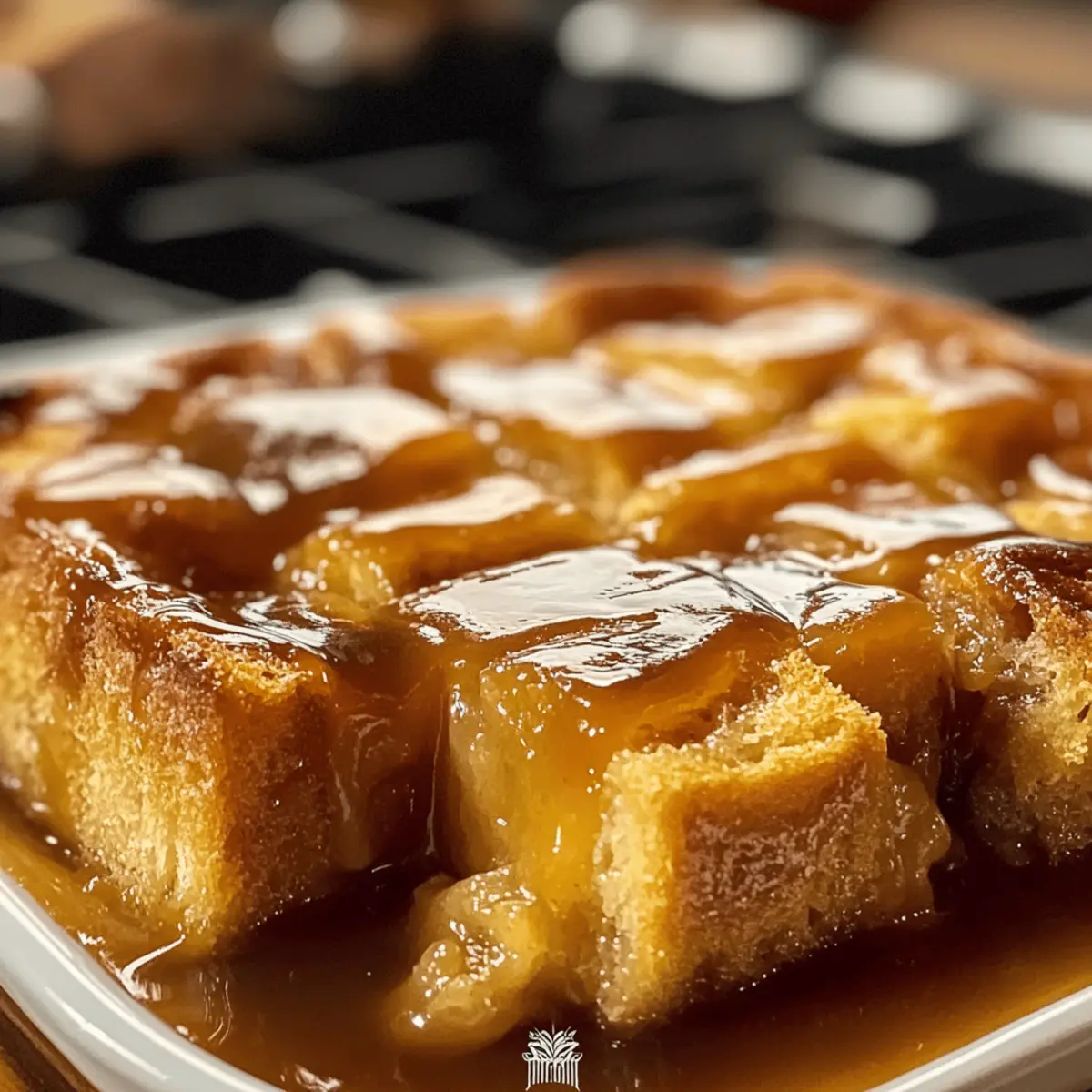 Whiskey Karamellbrotpudding für echte Genussmomente