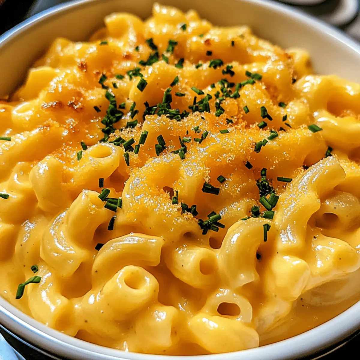 Cremige butternut Kürbis Mac und Käse Genuss