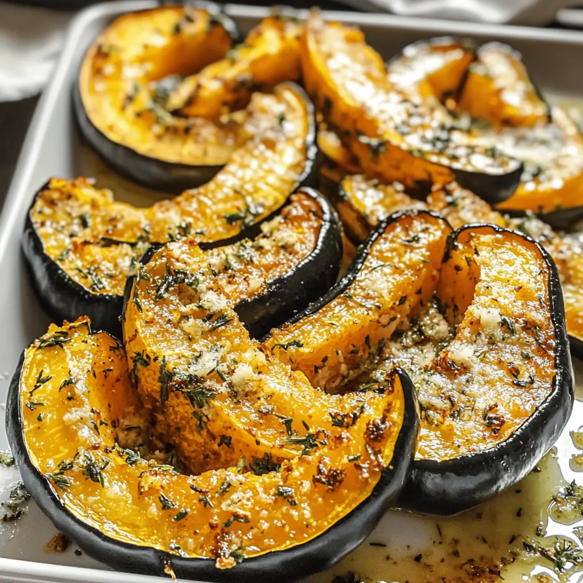 Parmesan-Kräuter-Röst-Kürbis für festliche Anlässe