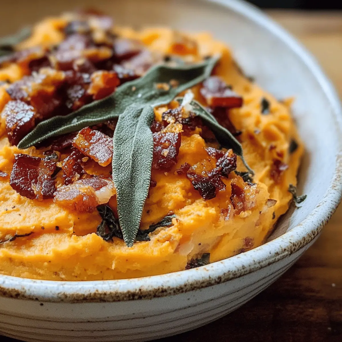 Der Ausgang: Butterweiche Bourbon-Bacon Süßkartoffeln
