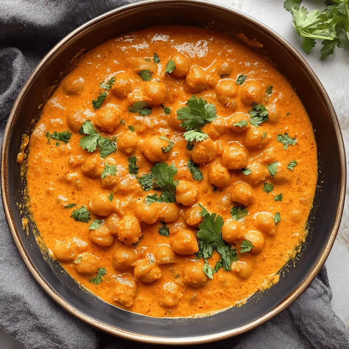 Indisches Butter-Kichererbsen-Curry ganz einfach