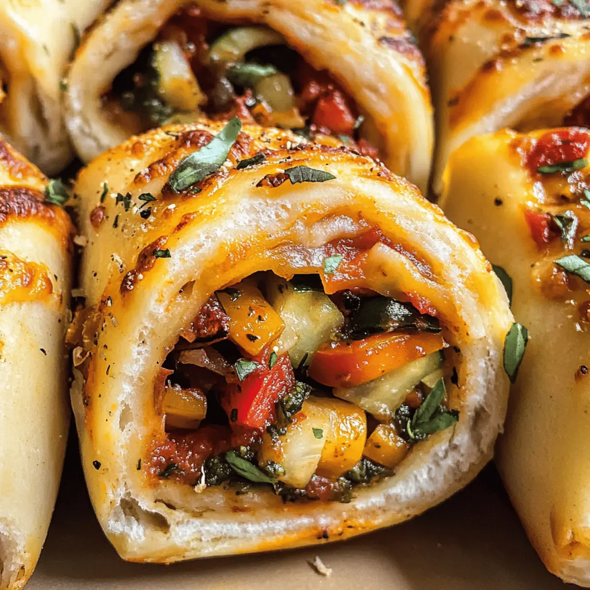 Vegan Pizza Rolls für den perfekten Snack