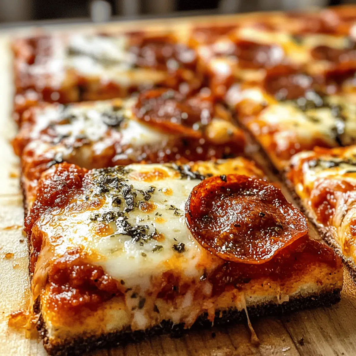 Detroit-Style Pizza selbstgemacht für jeden Anlass