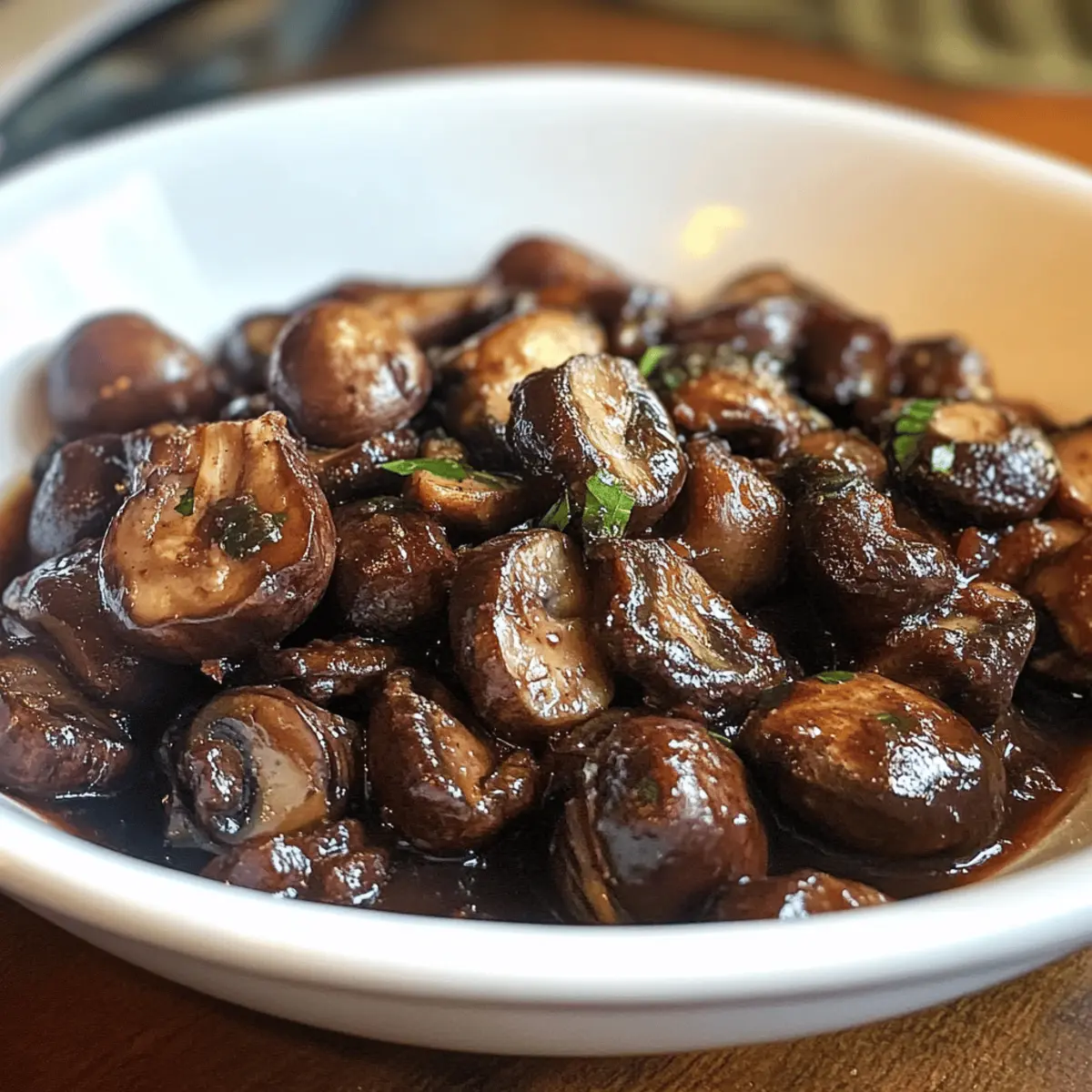 Paleo Burgunderchampignons als herzhaftes Gemüsegericht