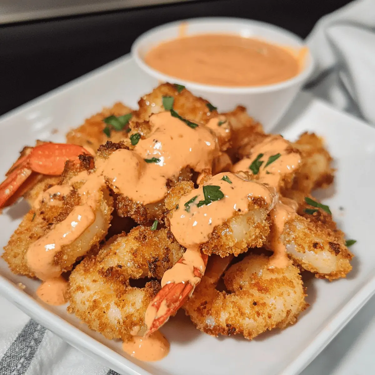 Keto Bang Bang Garnelen mit hausgemachter Sauce