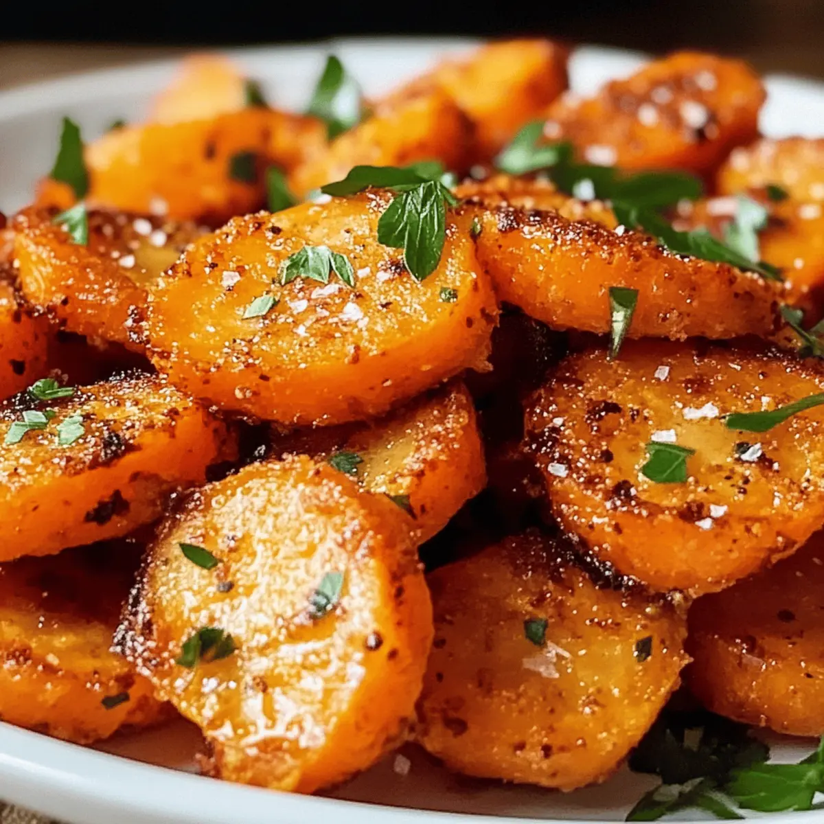 Crispy Smashed Carrots für einen knusprigen Genuss
